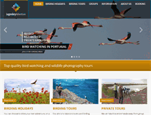 Tablet Screenshot of algarve-birdwatching.com